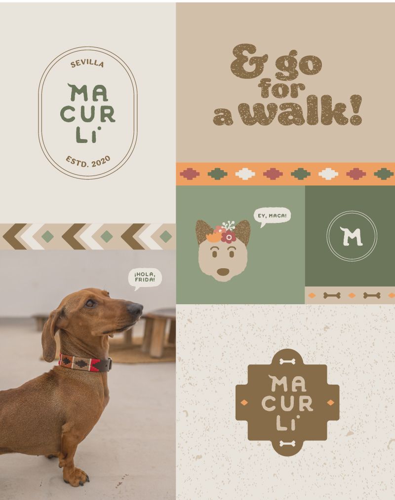 Macurli - Branding - Diseño de imagen de marca - Marca de Accesorios para Mascotas - Sevilla