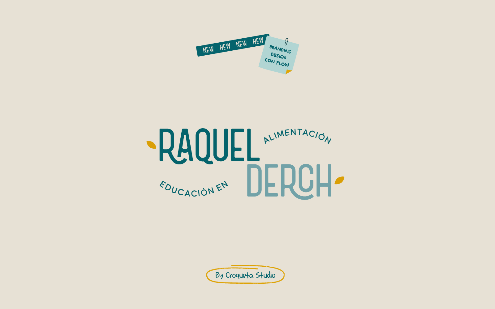 Raquel Derch  - Diseño de Branding para dietista nutricionista - Barcelona