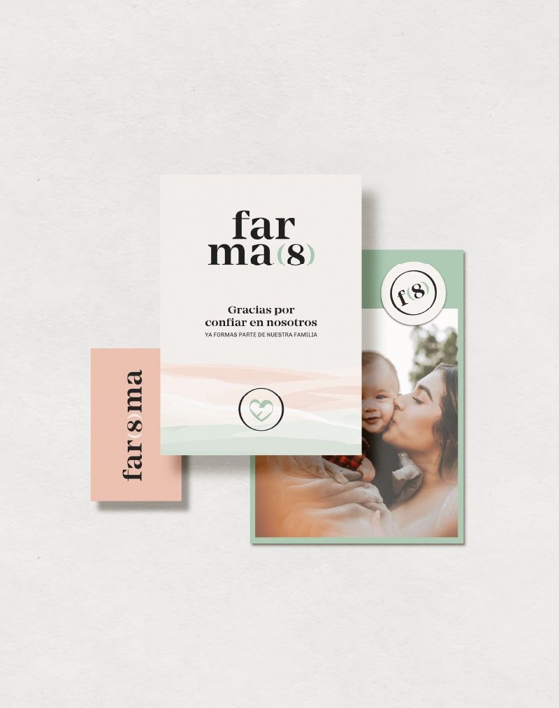 Farma8 Farmacia - Branding - Diseño de marca - Vigo - Galicia