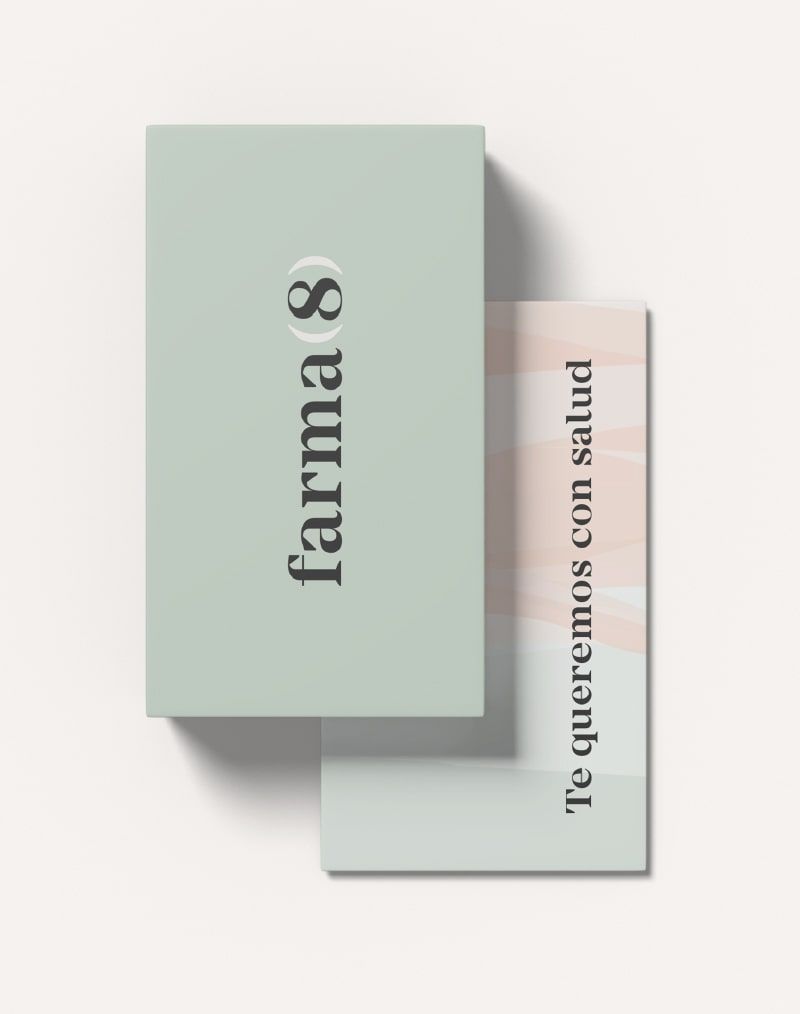 Farma8 Farmacia - Branding - Diseño de tarjetas - Vigo - Galicia