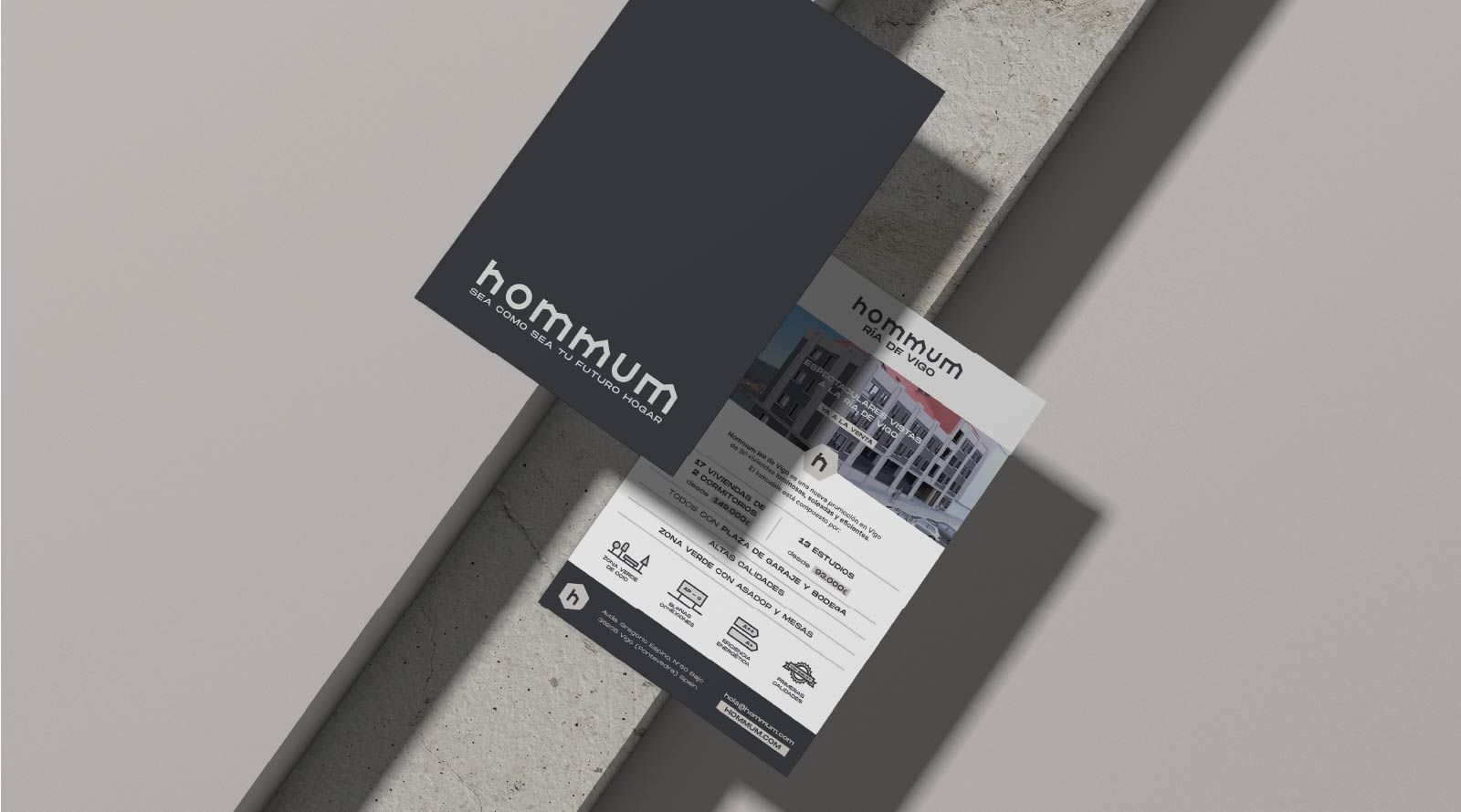 HOMMUM - Naming - Imagen corporativa - Diseño de Página web - Vigo