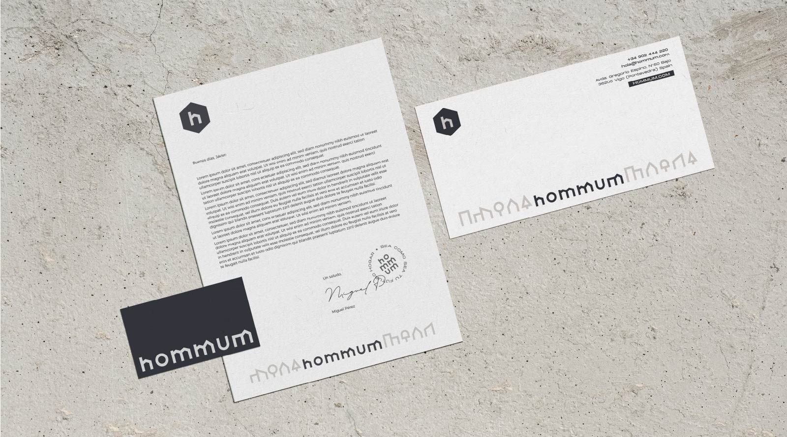 HOMMUM - Naming - Branding - Diseño de Página web - Vigo