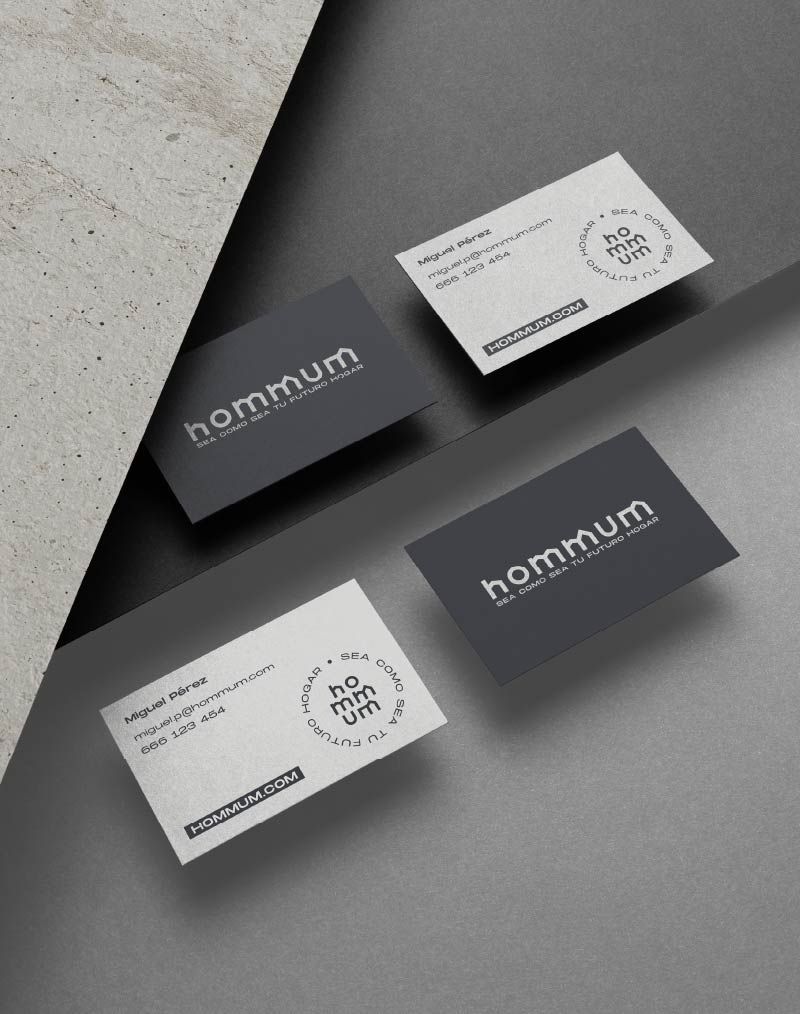 HOMMUM - Naming - Branding - Diseño de Página web - Vigo