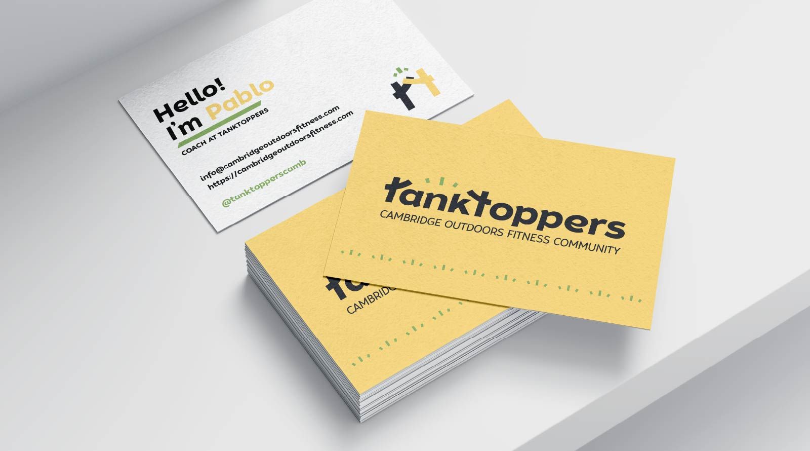 TankToppers - Diseño de marca - Branding - Imagen para marca fitness en Cambridge